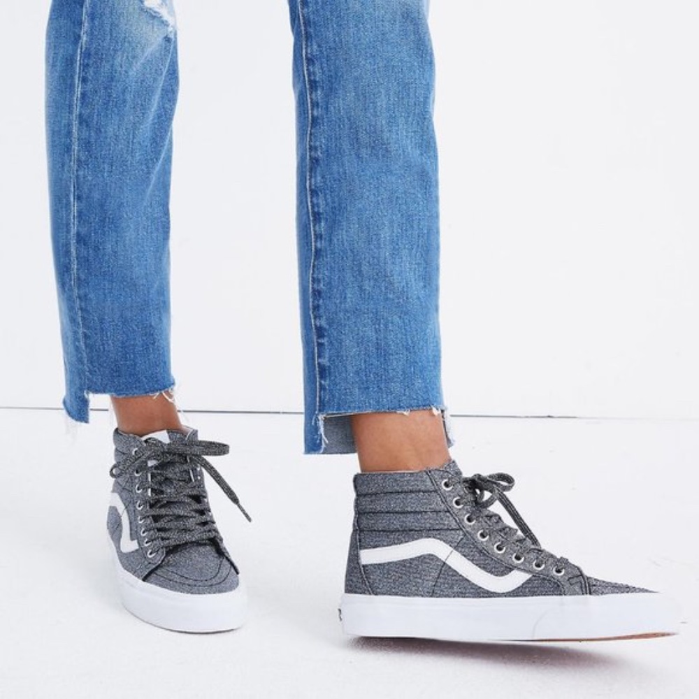 Vans SK8-High-Top Glitter Sneakers 8.5